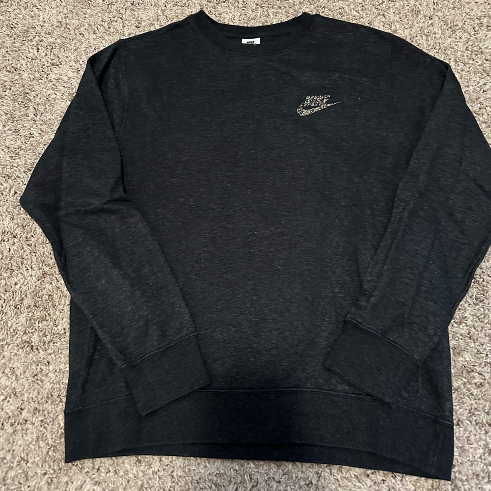 Nike Sportswear Crewneck Sweater with Multi-Color Logo